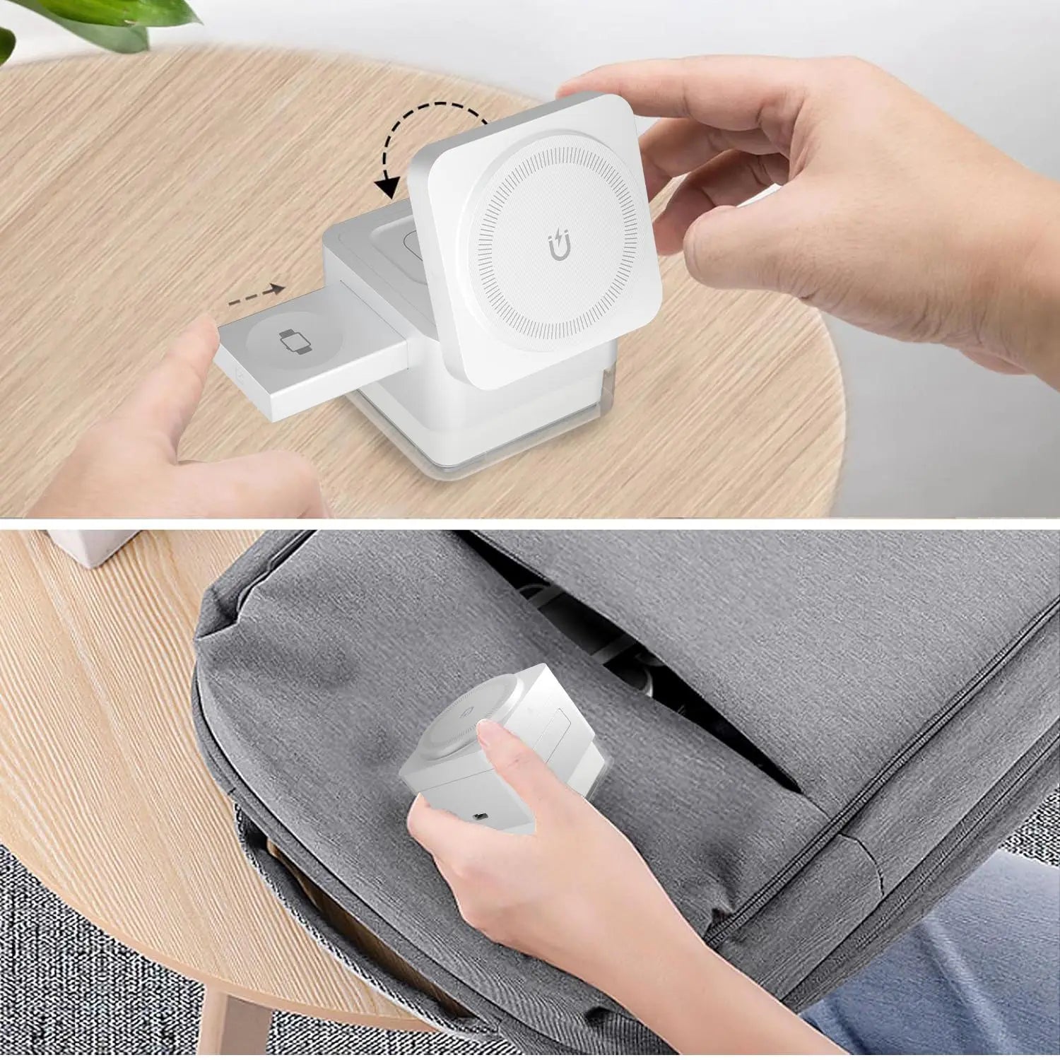 LockedIn Labs™ 3-in-1 Foldable Smart Dock