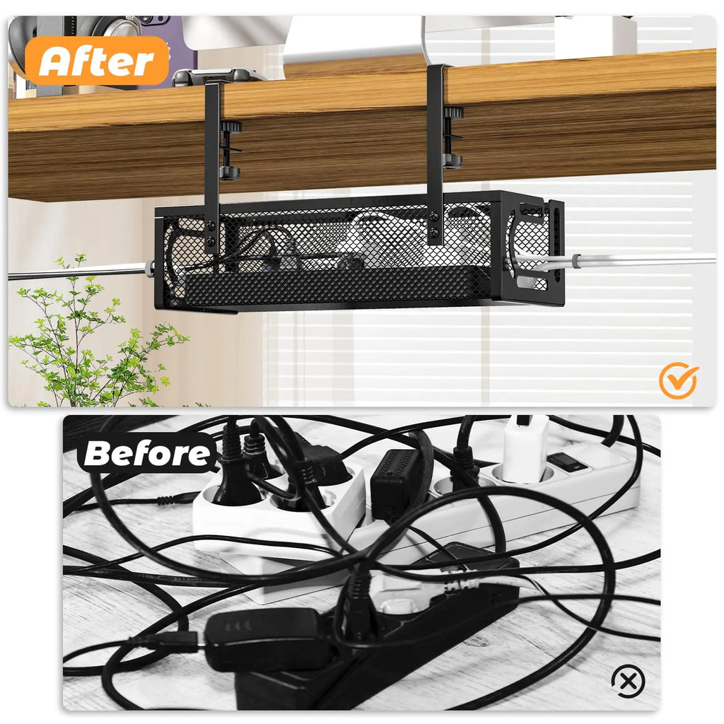 The Stealth Under-Desk Cable Management Tray