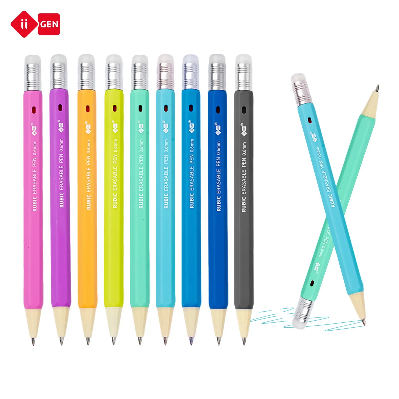 Precision Erasable Gel Pens (Hexagonal Grip)