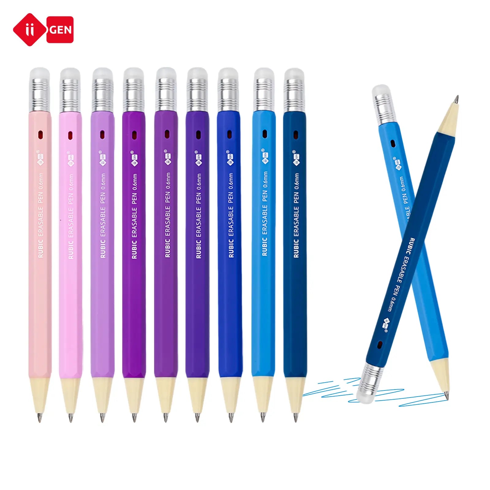 Precision Erasable Gel Pens (Hexagonal Grip)