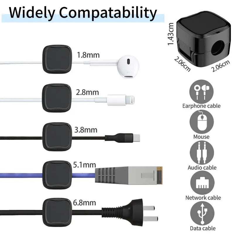 Magnetic Cord Keepers | Precision Desk Management