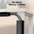 No-Drill Desktop Cable Channel | Matte Finish