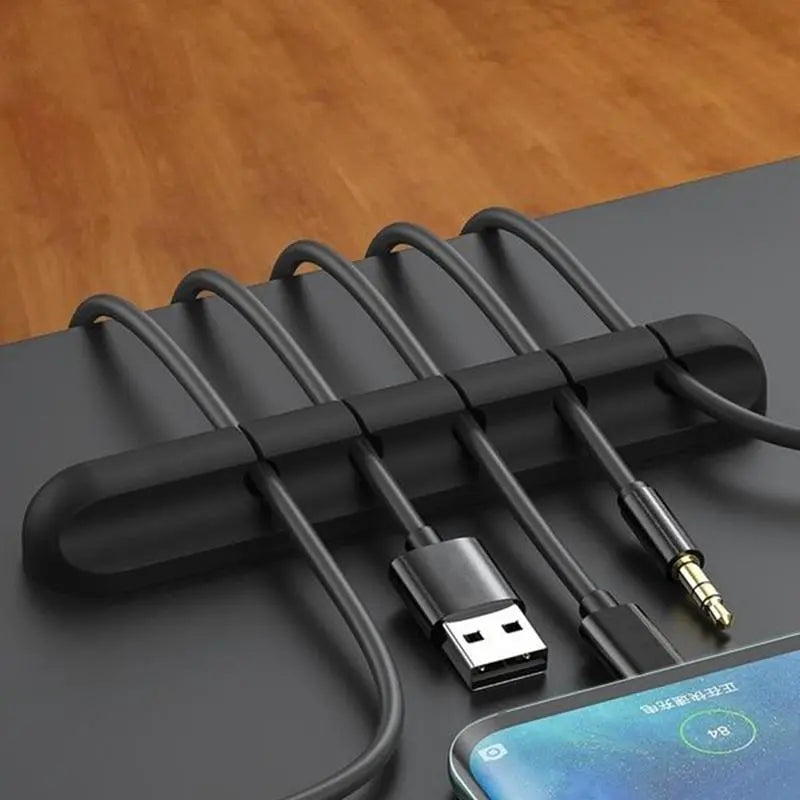 Minimalist Silicone Cable Anchor (Set of 3)
