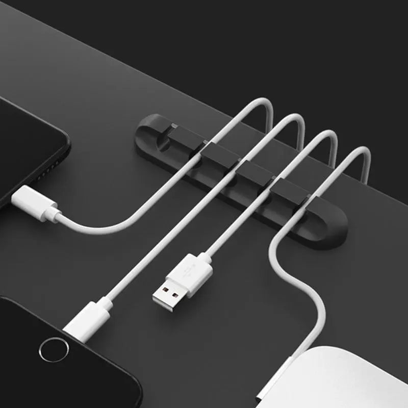 Minimalist Silicone Cable Anchor (Set of 3)