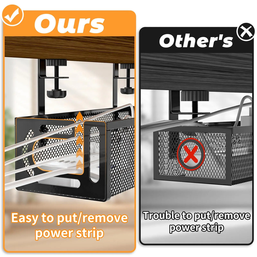 The Stealth Under-Desk Cable Management Tray